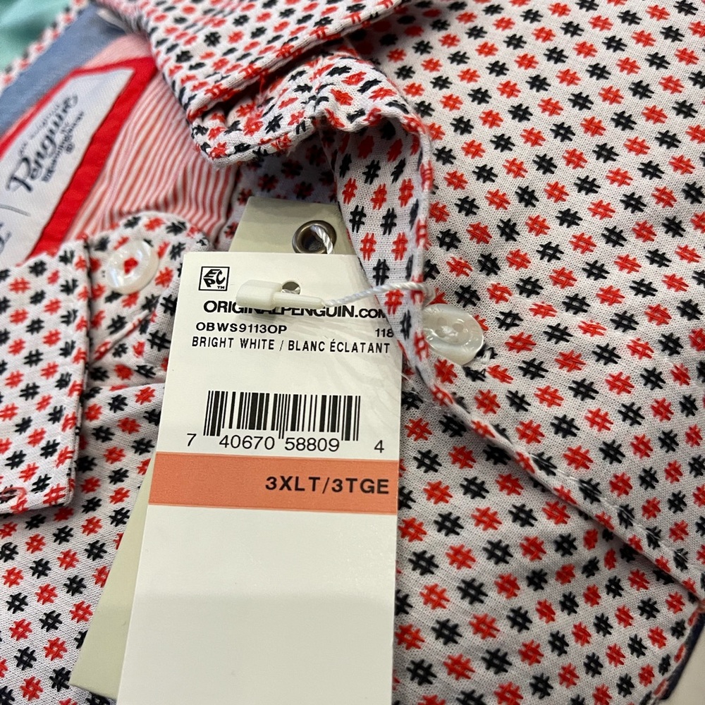 Original Penguin # Button Down Shirt Big & Tall 3XLT